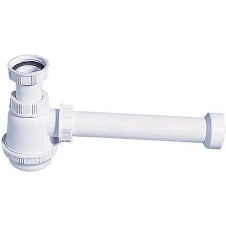 Wirquin Wastafelsifon Met Korte Beker Ø32mm Wit