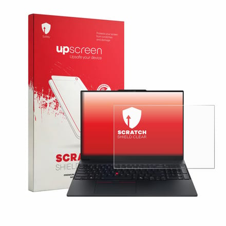upscreen - Screenprotector voor Lenovo ThinkPad E16 Gen 4 - Folie Beschermfolie transparant