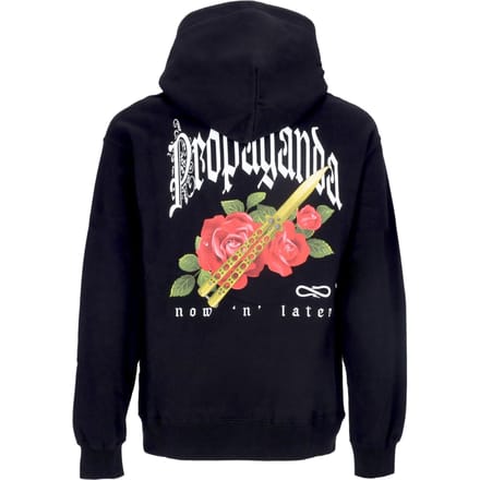 Heren vlinderhoodie zwart