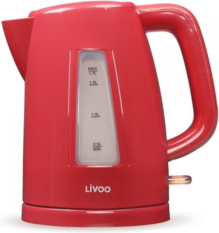 Livoo DOD184RC waterkoker 1,7 l 2200 W Rood