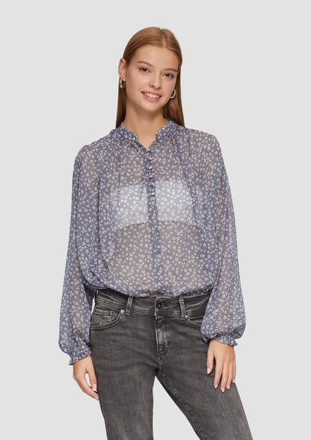 Q/S designed by - Bloes - Maat 44 - Vrouwen - 96A3 GREY/BLACK -