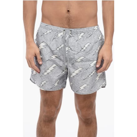 ALL-OVER RAIN BOLTS ZWEMSHORTS