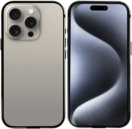 Rixus Crash Guard Case For Apple iPhone 15 Pro Max Natural Titanium