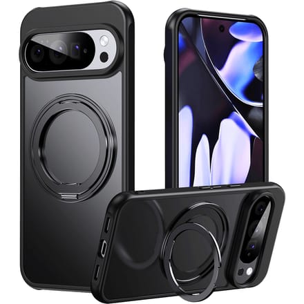 CaseBody Google Pixel 10 Pro XL MagSafe Kickstand Hoesje Zwart