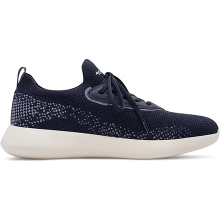Tamaris dames sneaker 1-23715-46 805 dames lage veganistische blauwe sneaker