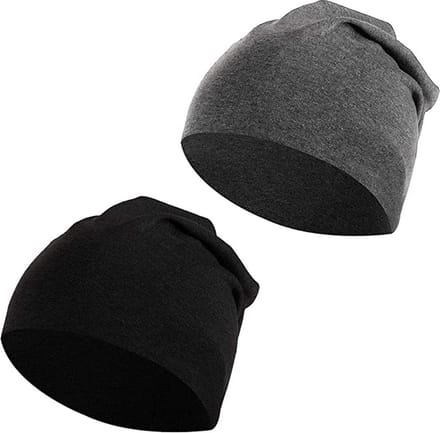 CHPN - Beanies - 2stuks - Beanie - Muts - Winter accessoire - Zwart en grijs - Set van 2 stuks - Mutsen - Hippe muts