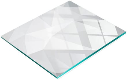 Keukenplank van gehard glas met decoratieve abstracte afbeeldingen, 60x52 cm