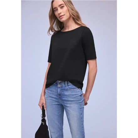 Shirt met boothals