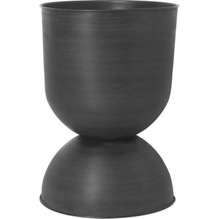 Ferm Living - Hourglass Bloempot - L - zwart