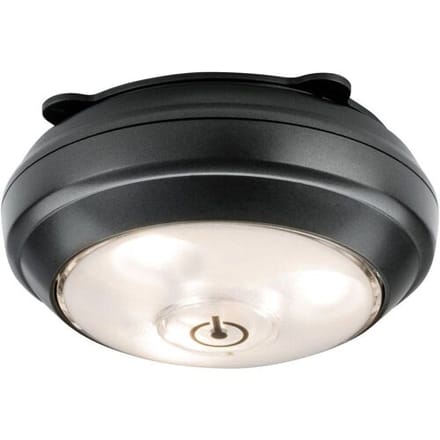 LED-kastverlichting Batterij ButtonLED incl. schakelaar 88 mm 70lm 3000K dimbaar Antraciet