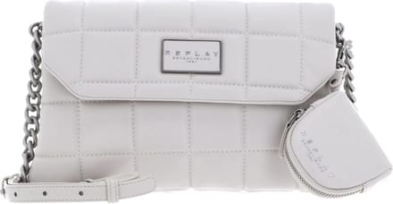 REPLAY Schoudertas Crossbody Bag Ice White Wit