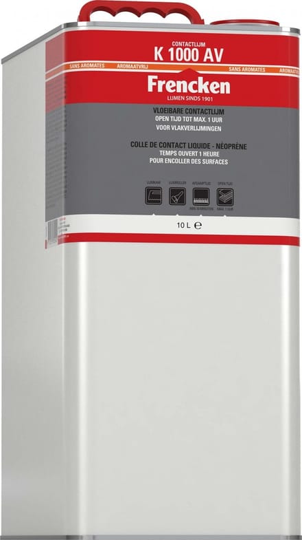 Frencken K1000 AV Contactlijm - Geel/Bruin - 10L