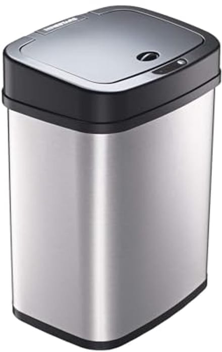 Automatische Infrarood Bewegingssensor Prullenbak 3,2 Gallon - Roestvrij Staal, Handsfree