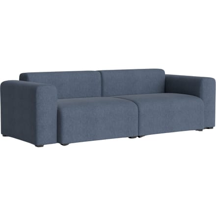 HAY Mags 2,5-zitsbankcombinatie 1 lage armleuning - HAYTurfBlueGrey