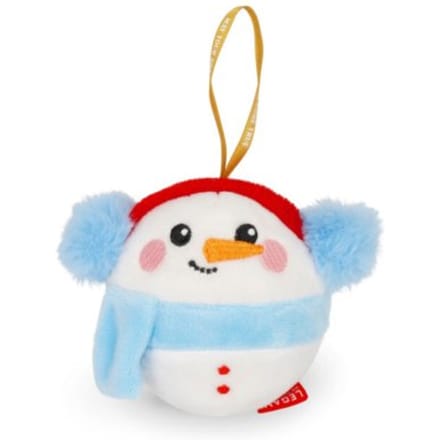 Legami plush kerstornament - sneeuwman
