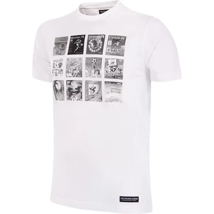 COPA - Panini FIFA WK Collage T-shirt - Heren - Wit - S