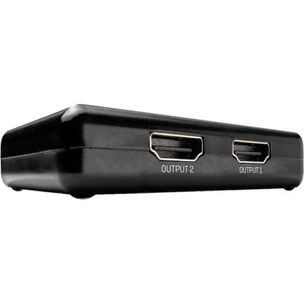 LINDY 38357 2 poorten HDMI-splitter 3840 x 2160 Pixel Zwart