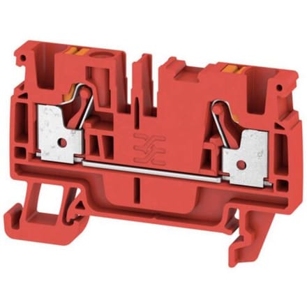Weidmüller 2051220000 Doorgangsklem 6.1 mm Spanveer Rood 100 stuk(s)