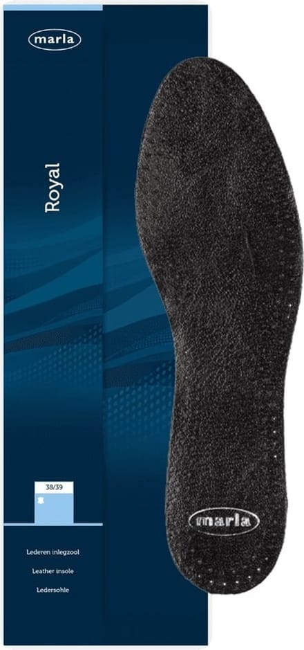 Marla 18166 Royal Zwart leren inlegzool 36/37