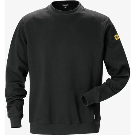 Fristads Esd Sweatshirt 7083 Xsm - Zwart - S