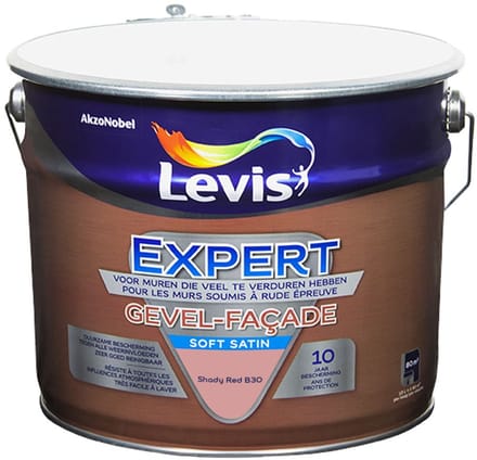 Levis - Expert Gevel Mix - Shady Red B30 - Mengverf - 10 L