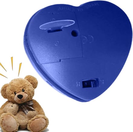 Spraakrecorder Module - Opnamebox Speelgoed - Berichten Opnemen - 60 Seconden Opname - 5 cm - Blauw