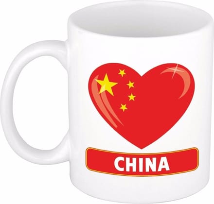 Hartje China mok / beker 300 ml