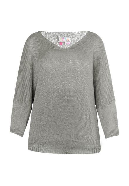 IZIA Jumper Dames zilvergrijs