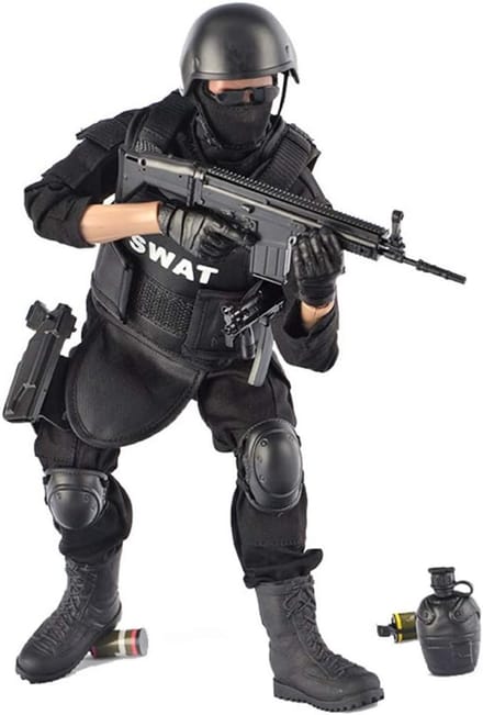Gedetailleerde Militaire Soldaat Actiefiguur Set 1/6 Schaal met Accessoires