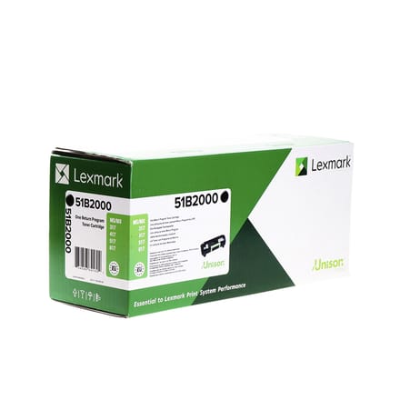 Lexmark 51B2000 toner cartridge zwart (origineel)