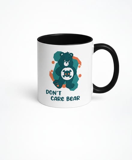 Don't Care Bear Mok - Originele Koffiemok met Grappige Tekst