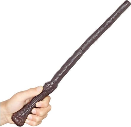 Smiffys - Wizard Wand Kostuum Accessoire Kids - Bruin