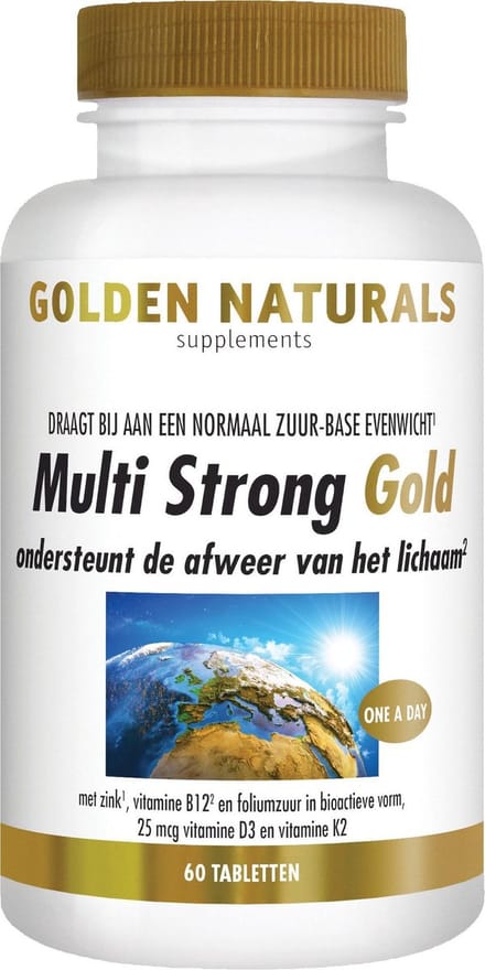 Golden Naturals Multi Gold tabletten (60 vegetarische tabletten)