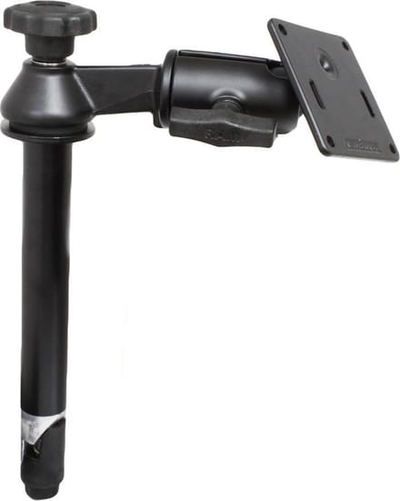 Single Swing Arm 8" Tele-Pole™ +VESA