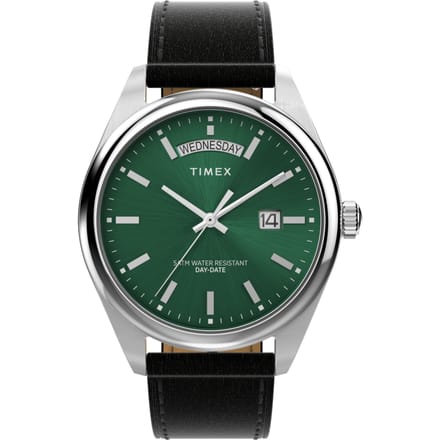 Timex Legacy TW2W57300 Horloge - Leer - Zwart - Ø 41 mm