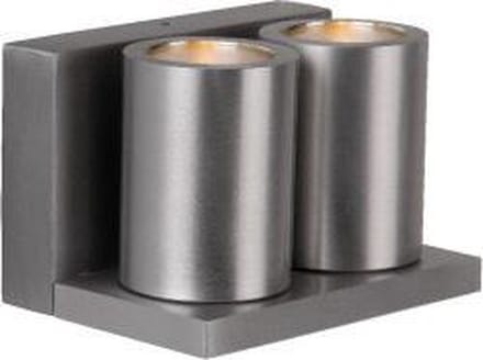 LUCIDE Lux Out-Line Wantlamp Dubbel-ALU