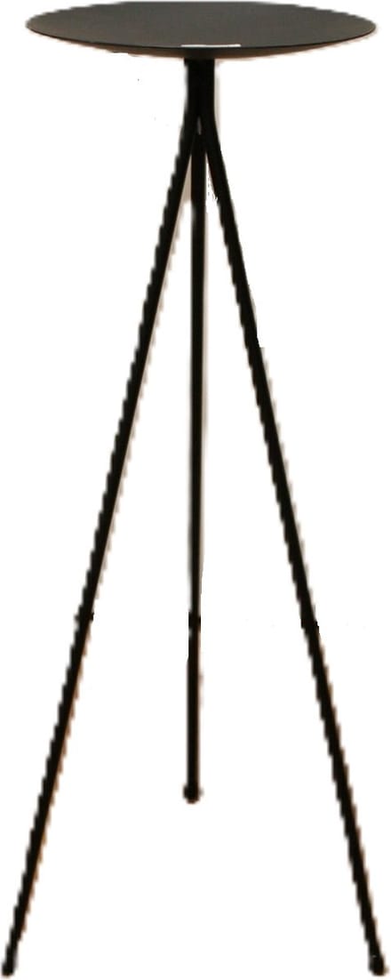 Rasteli - Windlicht - metaal - zwart - D30 x H70 cm