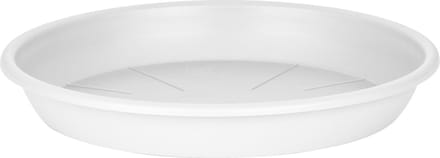 Juypal Hogar Plantenschotel - wit - kunststof - D15 cm - onderschotel/opvangschaal
