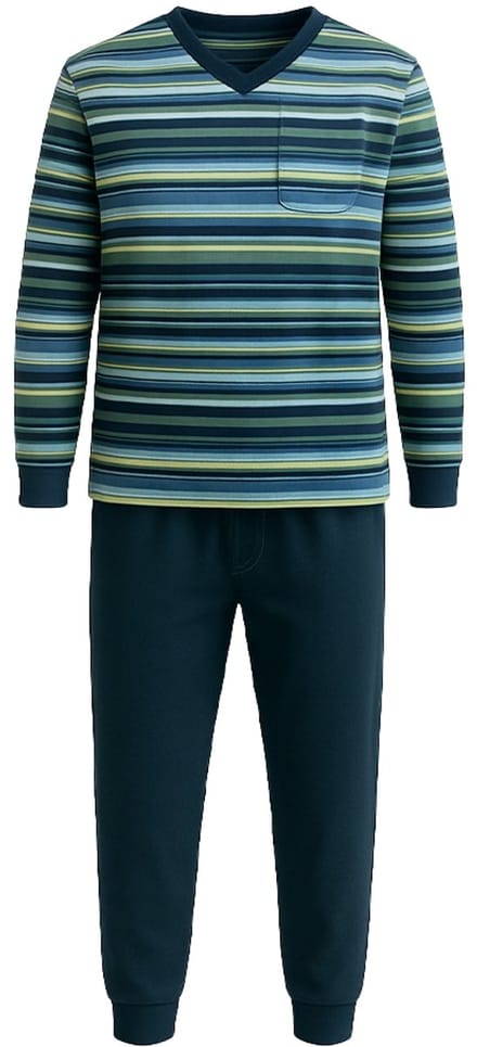 Charlie Choe pyjama heren - blauw - N59190-39 - maat M