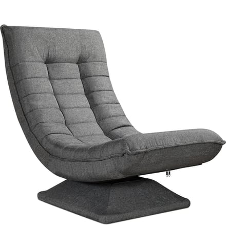 Casaria Fauteuil - Verstelbaar en Inklapbaar 60x105x87 cm - Grijs