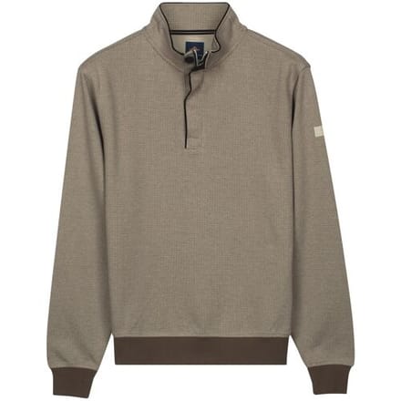 Baileys – Heren Trui – Jacquard Sweater – Half zip Sweat - Beige – 613147-81