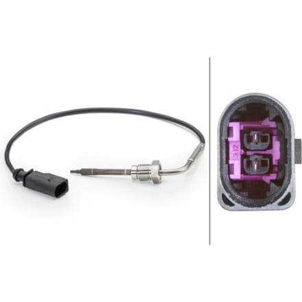 Sensor, uitlaatgastemperatuur HELLA 6PT 014 494-071