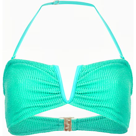 French Connection Bandeau Bikini Top Green Größe: XS | Bikinis Outlet | Damen | Grün