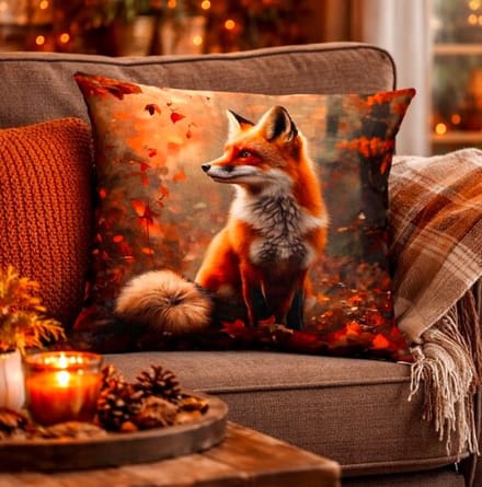 Autumn Fox Collection Kussenhoes - 45x45 cm