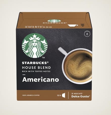 Koffiecapsules compatibel met NESCAFÉ® Dolce Gusto® Starbucks House Blend Americano, 12 pcs.