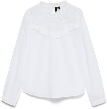 VERO MODA - VMJASMIN LS TOP WVN NOOS - Dames - Blouses