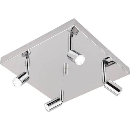 Busch Vierkante plafondlamp Karen 4-lamps