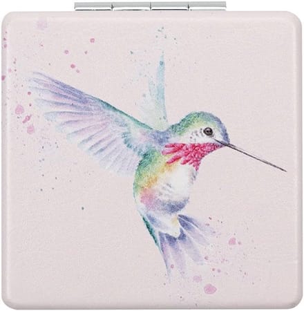 Compacte Spiegel - Make-up Spiegel - Snelle Touch-up - Dubbelzijdig Ontwerp - 10.2 x 10.2 cm - Multicolor