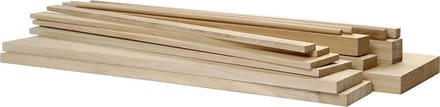 Houten onderdelen , l: 37 cm, Keizerin boom, 194 assorti