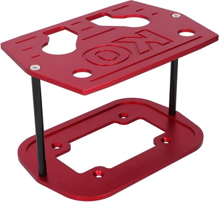 Batterijhouder - Accu Bevestiging - Voertuig Stabiliteit - Aluminium Constructie - Groep 34/78 - Rood